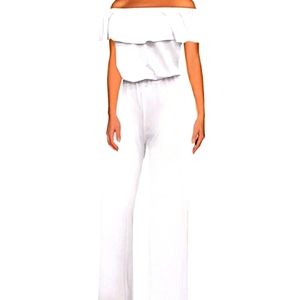 White jumpsuit xl